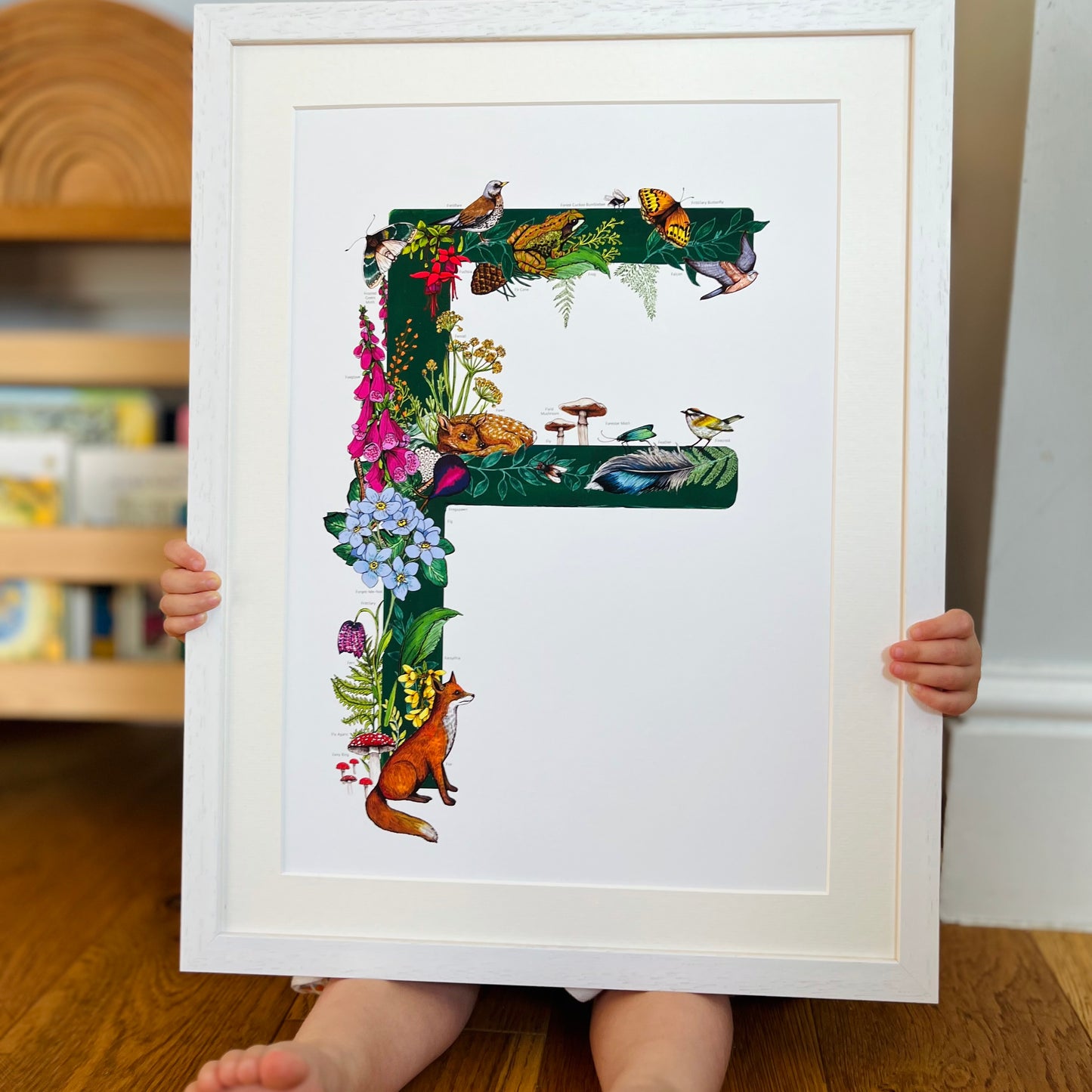 British Wildlife Letter Print