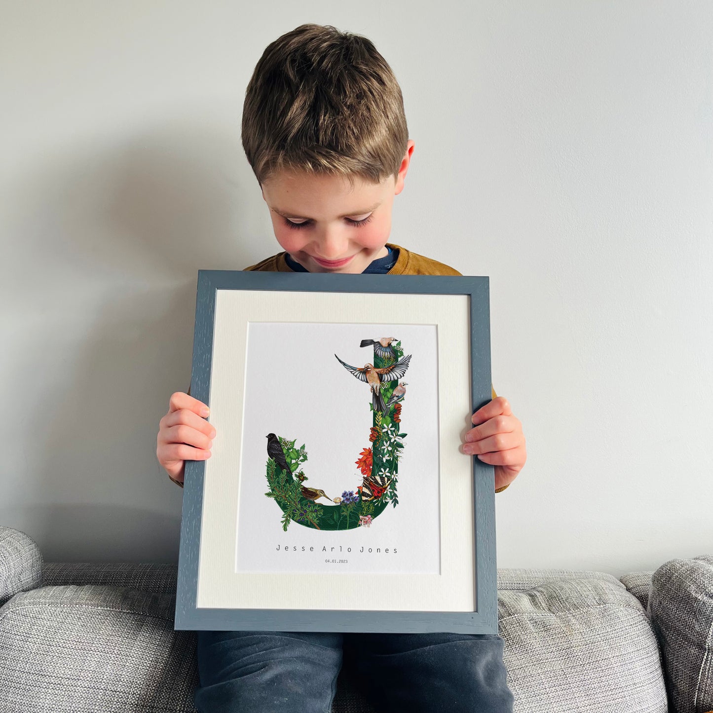 British Wildlife Letter Print